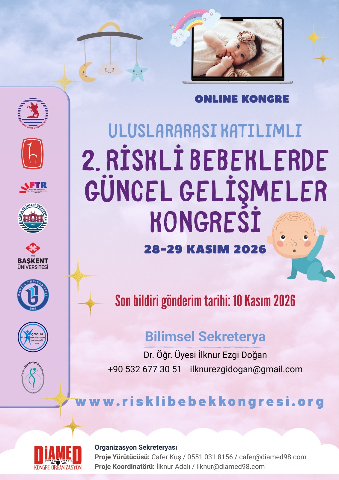 Uluslararası Katılımlı 2. Riskli Bebeklerde Güncel Gelişimler Kongresi
